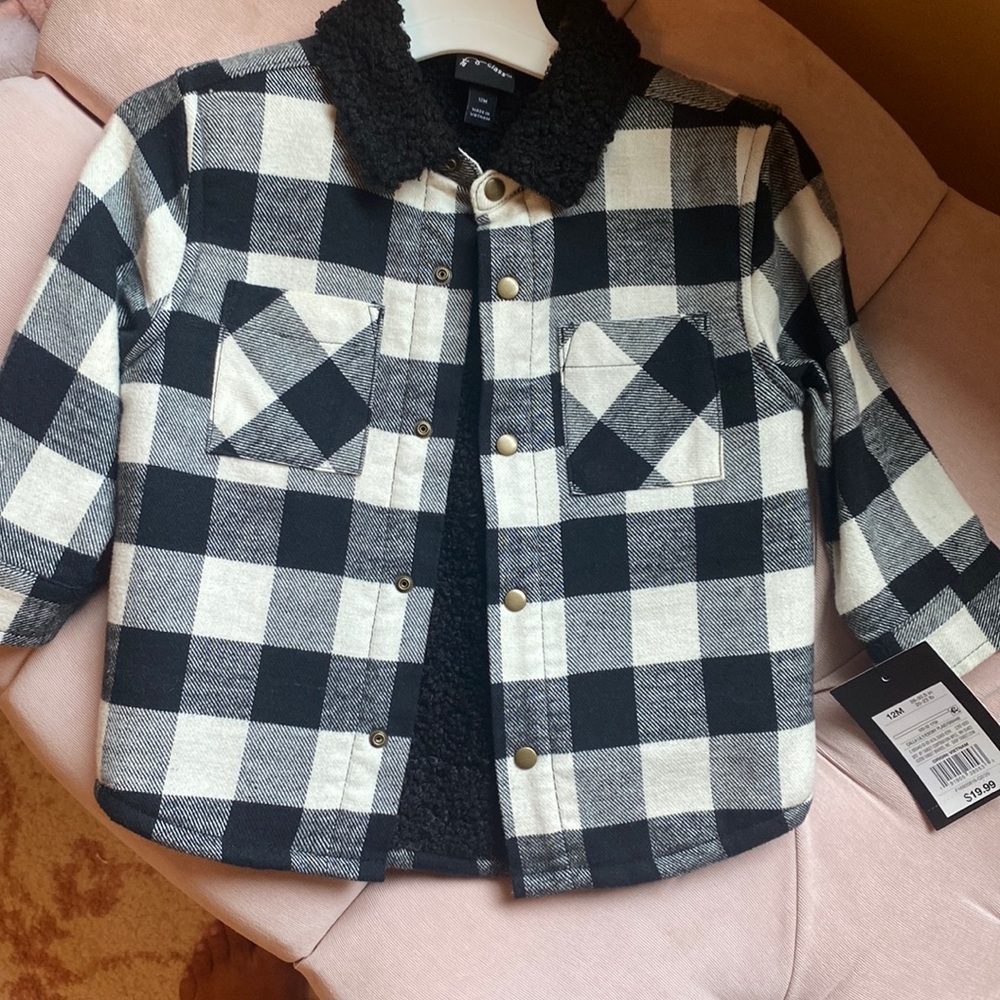 Button up Sherpa shirt/jacket